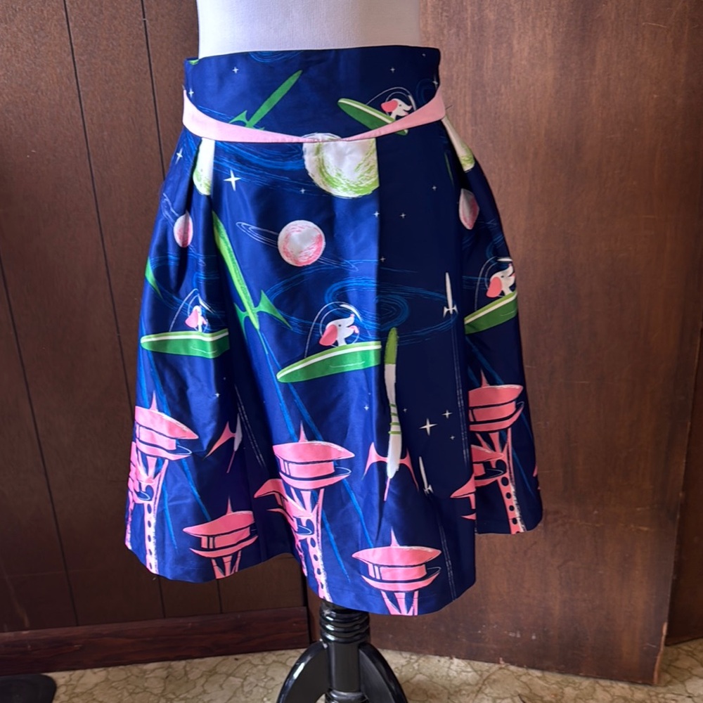 Lindy Bop Dogs in Space-Themed Skirt